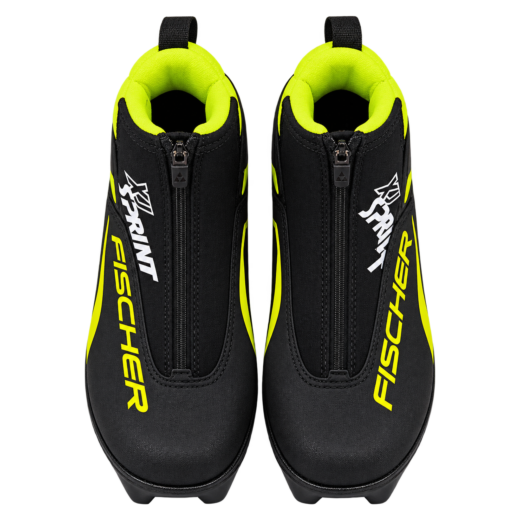 Dětské boty na běžky Fischer XJ Sprint – Black/Yellow, EU 33